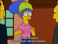 nervous marge simpson GIF