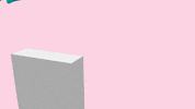 SDRNSDRN pink glitch 3d blue GIF