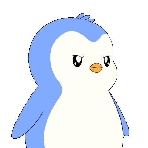 Penguin No Sticker by Pudgy Penguins
