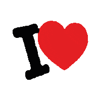 i love you heart STICKER by imoji