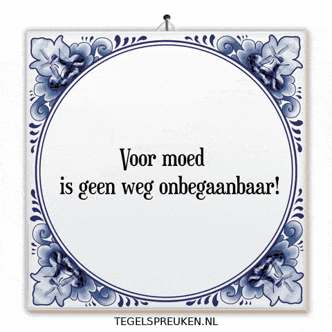 Vertrouwen GIF by Tegelspreuken.nl