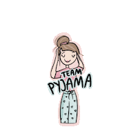 Jelmadesign pj hss hsp pyjama Sticker