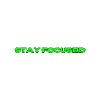 Focus Stay Sticker by Bold Ape