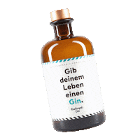 Gin Tonic Drink Sticker by Craft Circus - Flaschenpost Gin & BIRDS Dry Gin