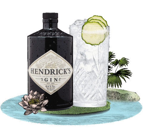 Gin And Tonic Drinks Sticker by HENDRICK'S GIN