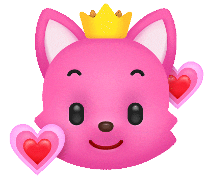 Heart Love Sticker by Pinkfong