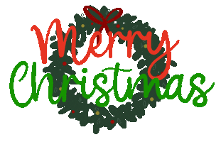 Merry Christmas Sticker by Isabella Baillie