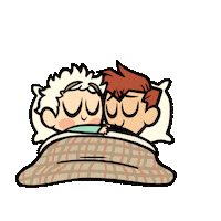 Good Night Sleeping Sticker by Kyra