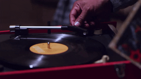 record player christmas GIF by Hallmark Channel
