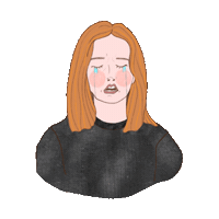 Why Am I Like This Sticker by Orla Gartland