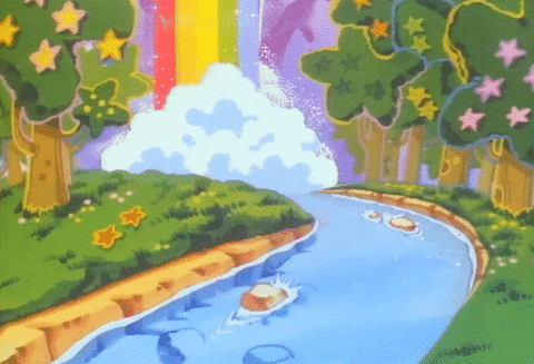 rainbow brite 80s GIF