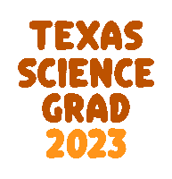 Ut Austin Graduation Sticker by College of Natural Sciences, UT Austin