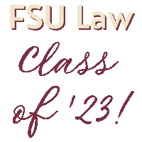Class Of 2023 Sticker by FSU College of Law