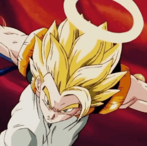 Vegeta109 fusion gogeta fusion reborn GIF