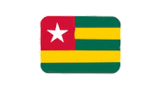 emojivid emoji flag emojivid togo Sticker