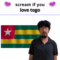 Togo Flag Sticker