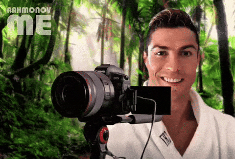 Camera Ronaldo GIF