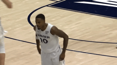 Lets Go Applause GIF by Xavier Men's Basketball