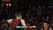 jump high jusuf nurkic GIF by NBA