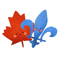 Maple Leaf Canada Sticker