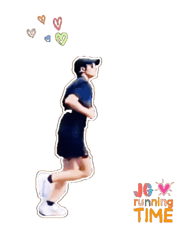 Jg Running Sticker