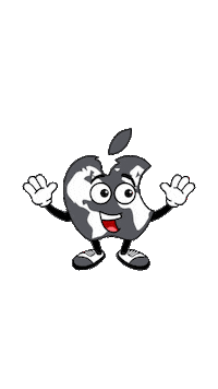 Mundoapple apple mundoapple mundo apple Sticker