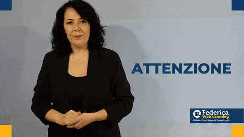Sign Attention GIF by Federica Web Learning
