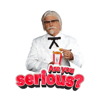 Surprised Colonel Sticker by KFC India