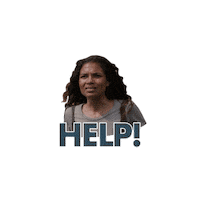 Scared Scream Sticker by Amazon Prime Video