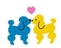 Poodle Love Sticker