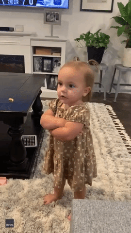 Toddler Who Can't Yet Speak Gets Her Point Across
