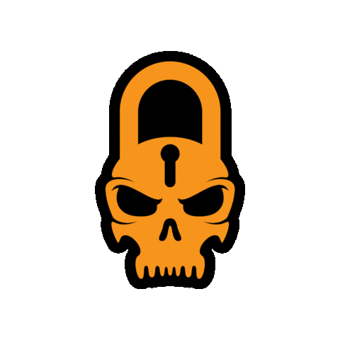 Halloween Skull Sticker by Waikiki Trolley