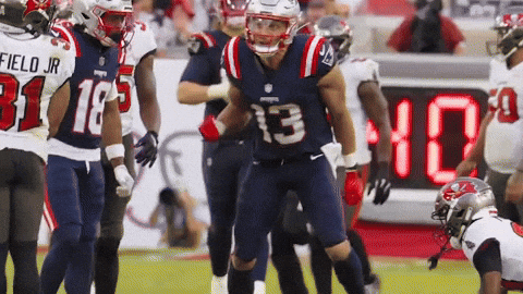 Mack Hollins Football GIF by New England Patriots