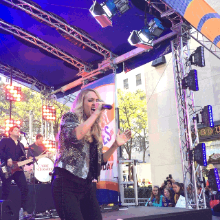today show concert GIF by Carrie Underwood