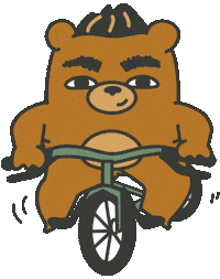Run Moto Sticker by maludbear