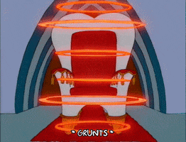 lisa simpson laser GIF