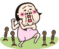Spring Auntie Sticker