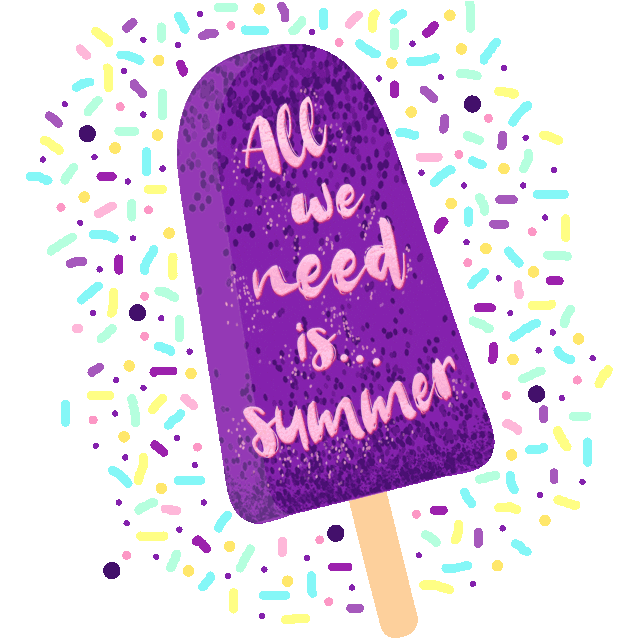 chilling ice cream Sticker
