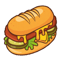 Snack Sticker by Chope & Compagnie