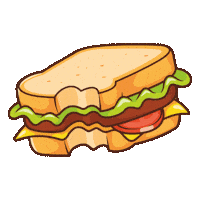 Snack Sticker by Chope & Compagnie