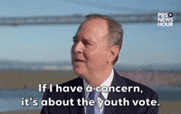 "[I'm concerned about] the youth vote."