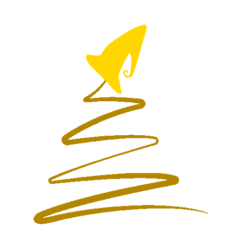 Christmas Gold Sticker by Graphic Avenue