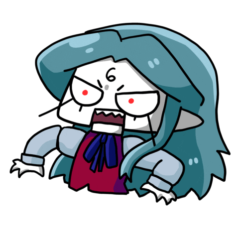 Angry Illustration Sticker