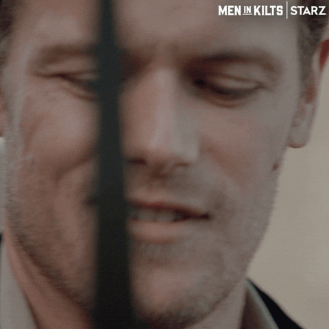 Scared Sam Heughan GIF by Men in Kilts: A Roadtrip with Sam and Graham