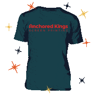 anchoredkingsaz screen printing aksp anchored kings anchored kings screen printing Sticker