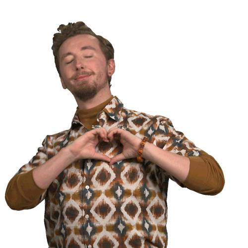 Heart Reaction Sticker by Beauty and the Geek Australia