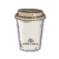 Coffee Cup Sticker by AdmineCy