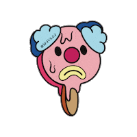 Thetatutribe clown sad clown tatulaz Sticker