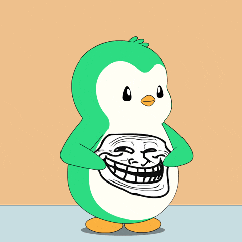 Face Penguin GIF by Abster