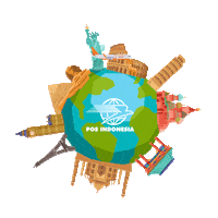 PakaiPosIndonesia menang transaksi oranger pos indonesia Sticker